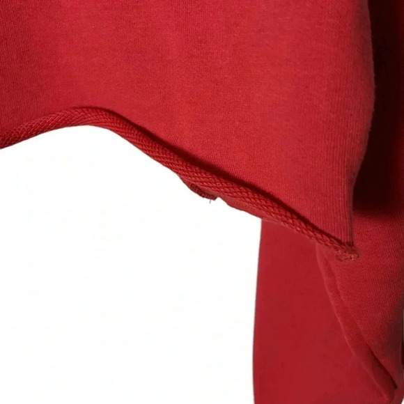 ARITZIA TNA AIRY AF  CROPPED  RED TOP, PTP 23”,women Lg ,oversized cropped - Picture 7 of 12